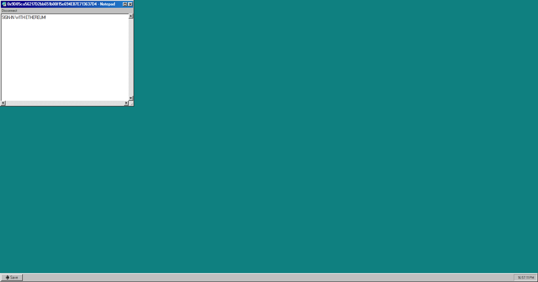 Sign-In with Ethereum Notepad