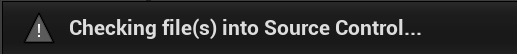 Source Control Login window - checking files in source control
