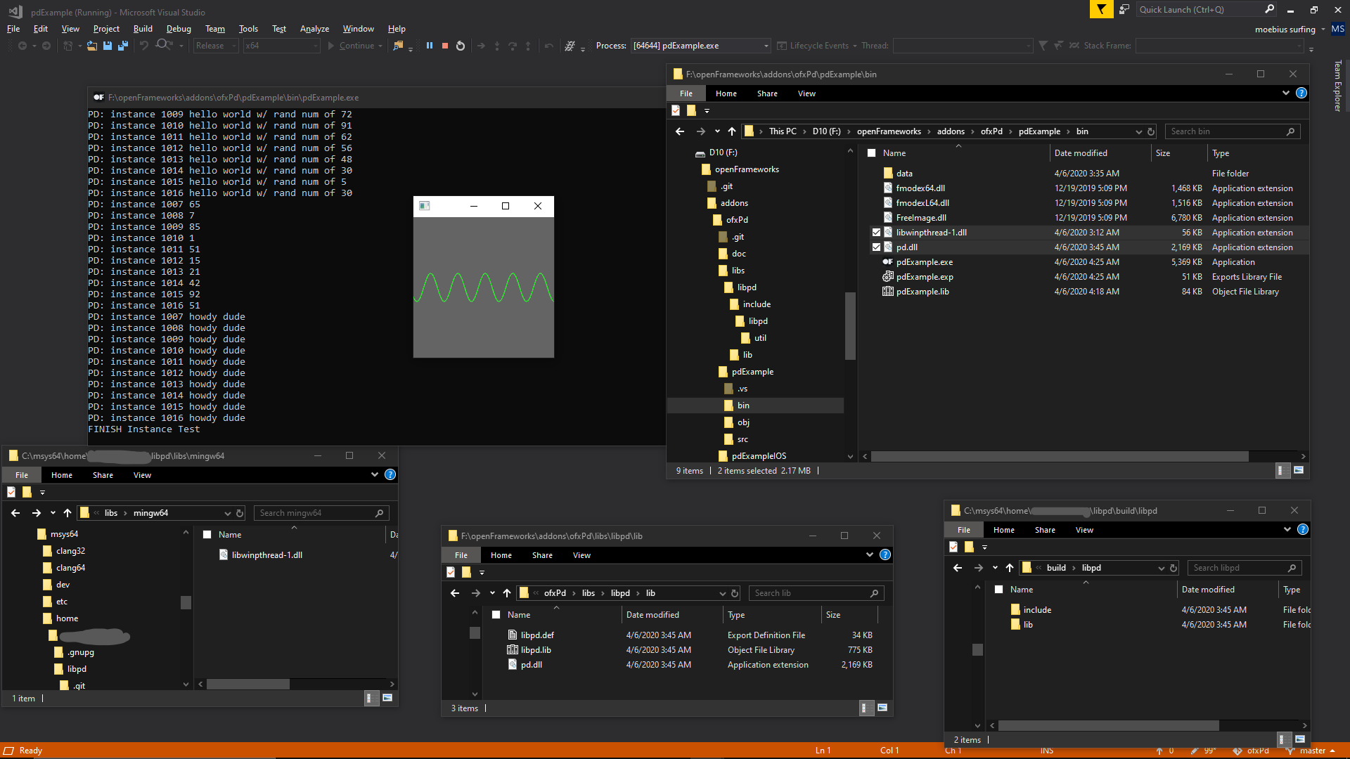 VS project layout