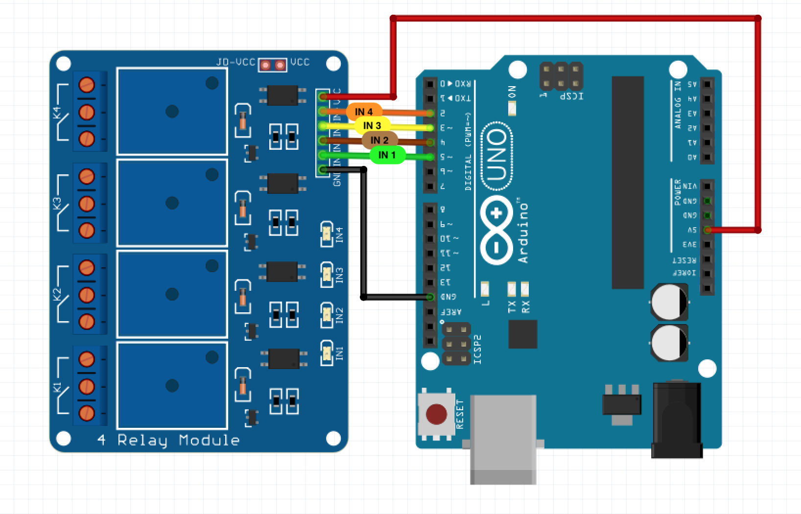 Arduino_Uno_4_RelayModule_Example