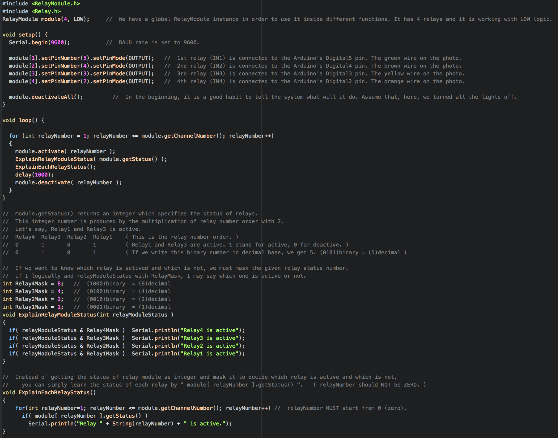 RelayModuleExample