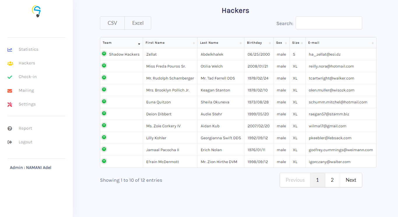 Hackers Table