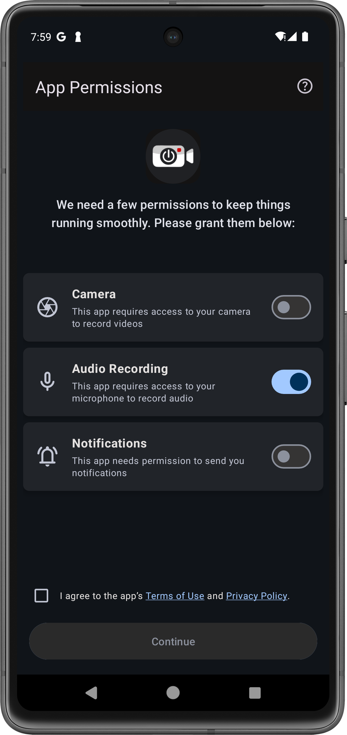 Permission Setup