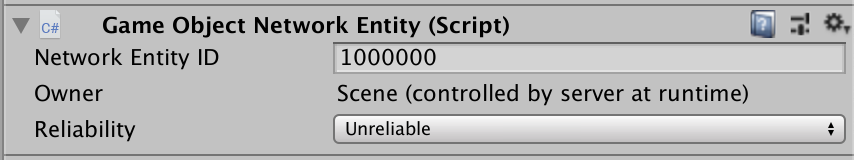 Game Object Network Entity