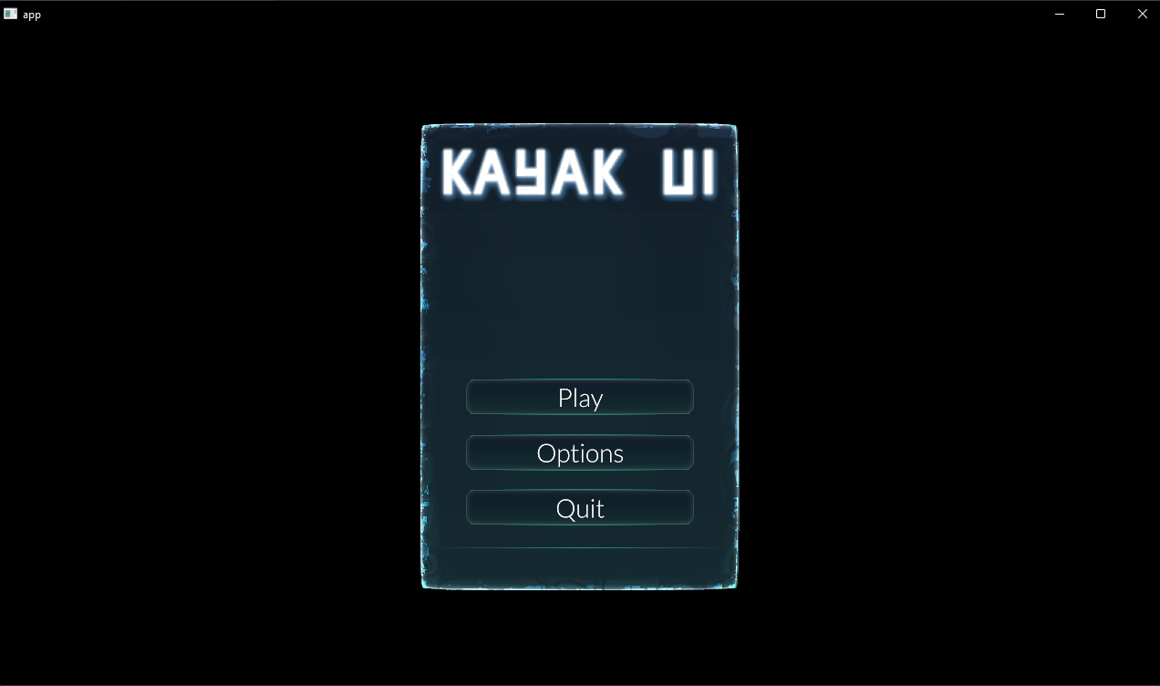 Kayak UI