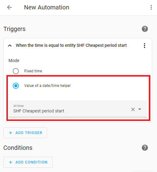 Example Time Trigger based on Datetime helper