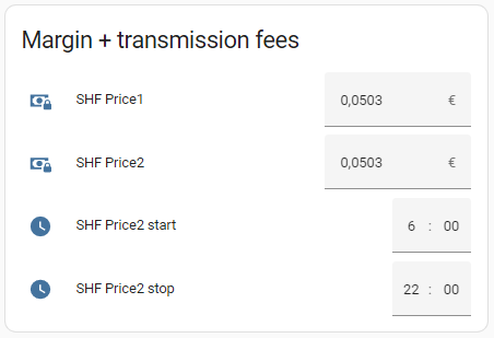 Controlling of extra fees