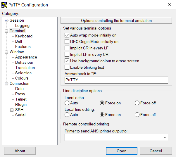 Display Parameter Putty