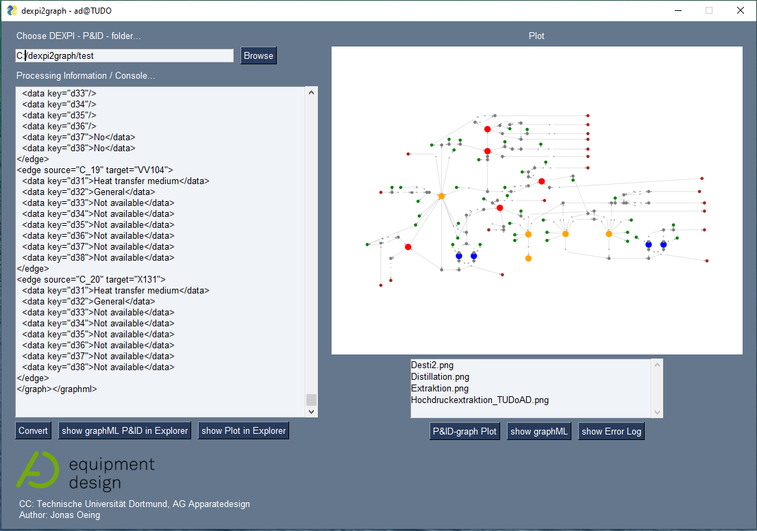 dexpi2graph GUI