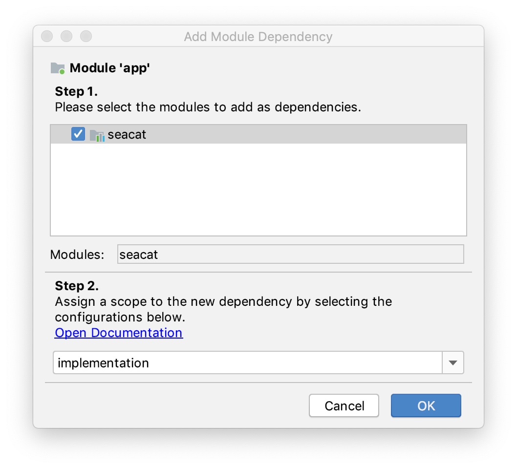 Android Studio: add dependency