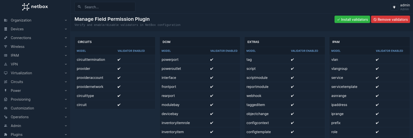 Config validation