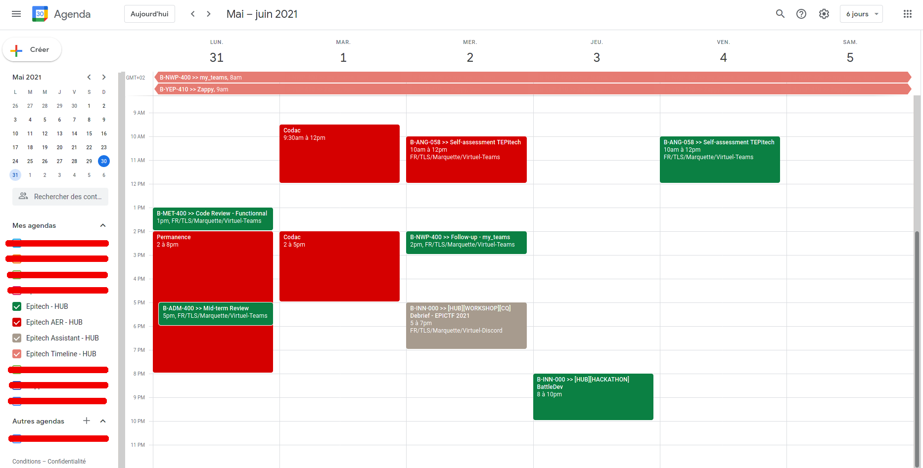 google calendar