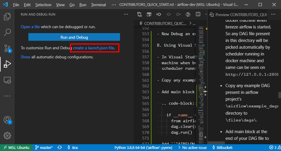 Add Debug Configuration to Visual Studio Code