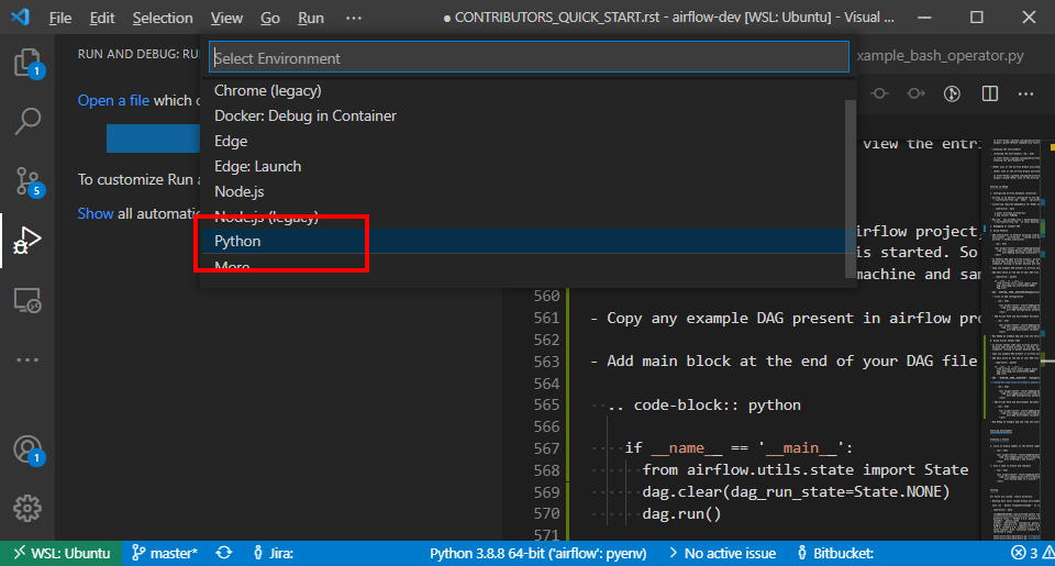 Add Debug Configuration to Visual Studio Code