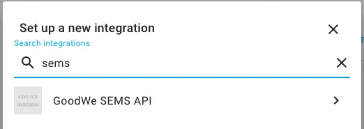 Add as Integration