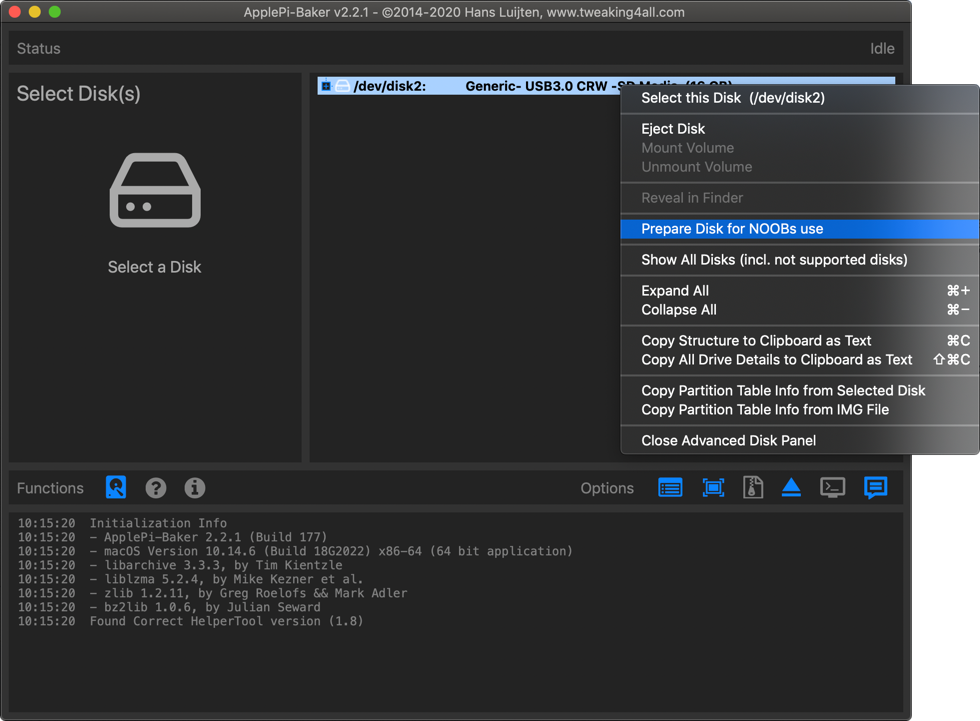 Prepare Disk for N00Bs use