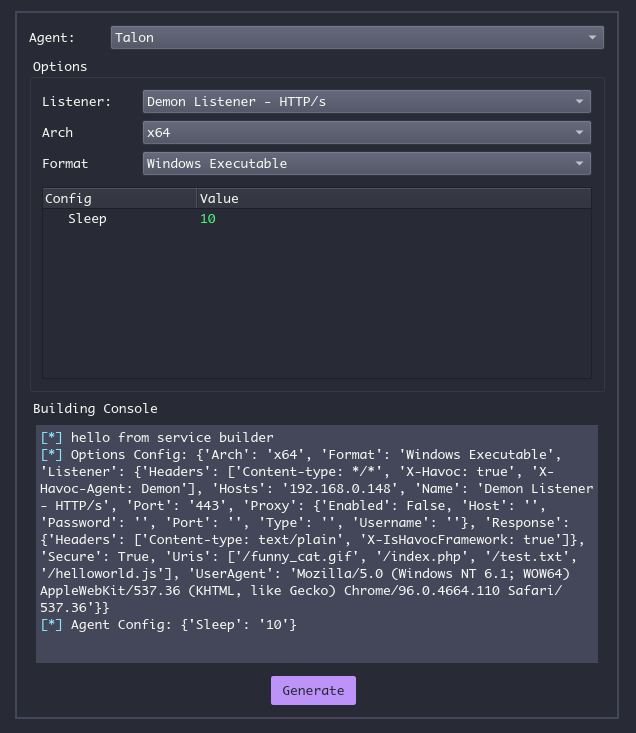 Payload Generator