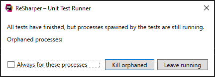 R# terminate process dialog