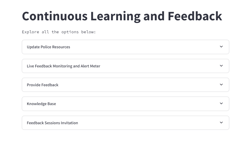 Continuous Learning and Feedback