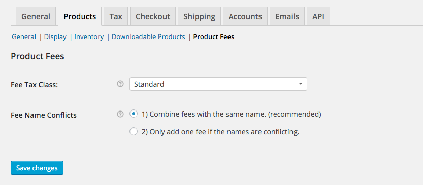 Image of Checkout with Fees