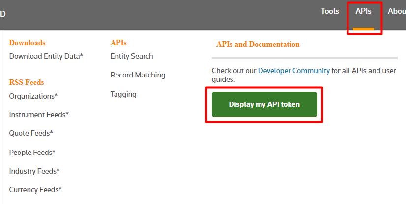 API Token