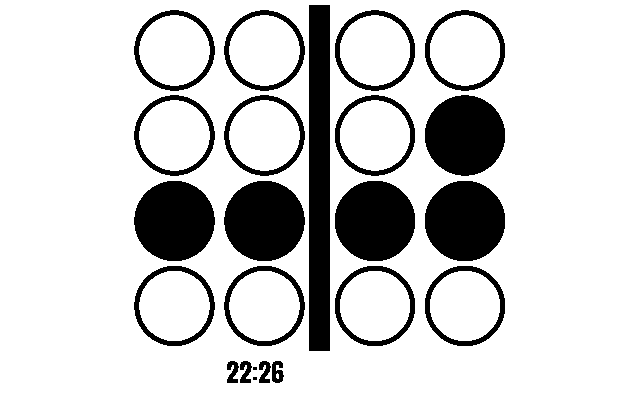 decimal binary clock