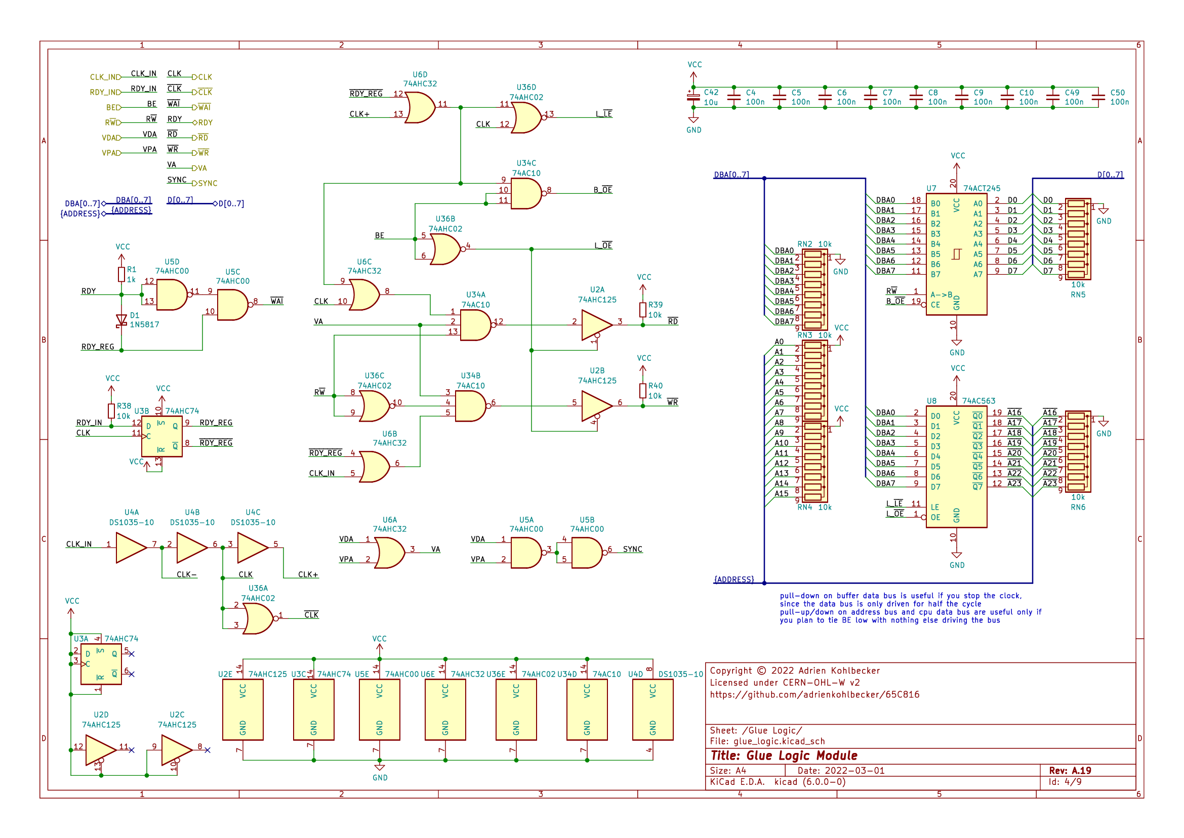 Glue Logic module