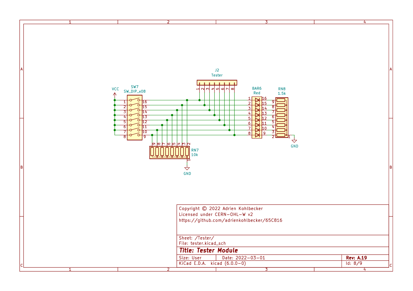 Tester module