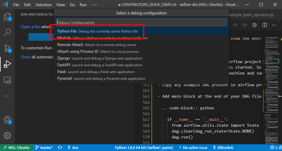 Add Debug Configuration to Visual Studio Code