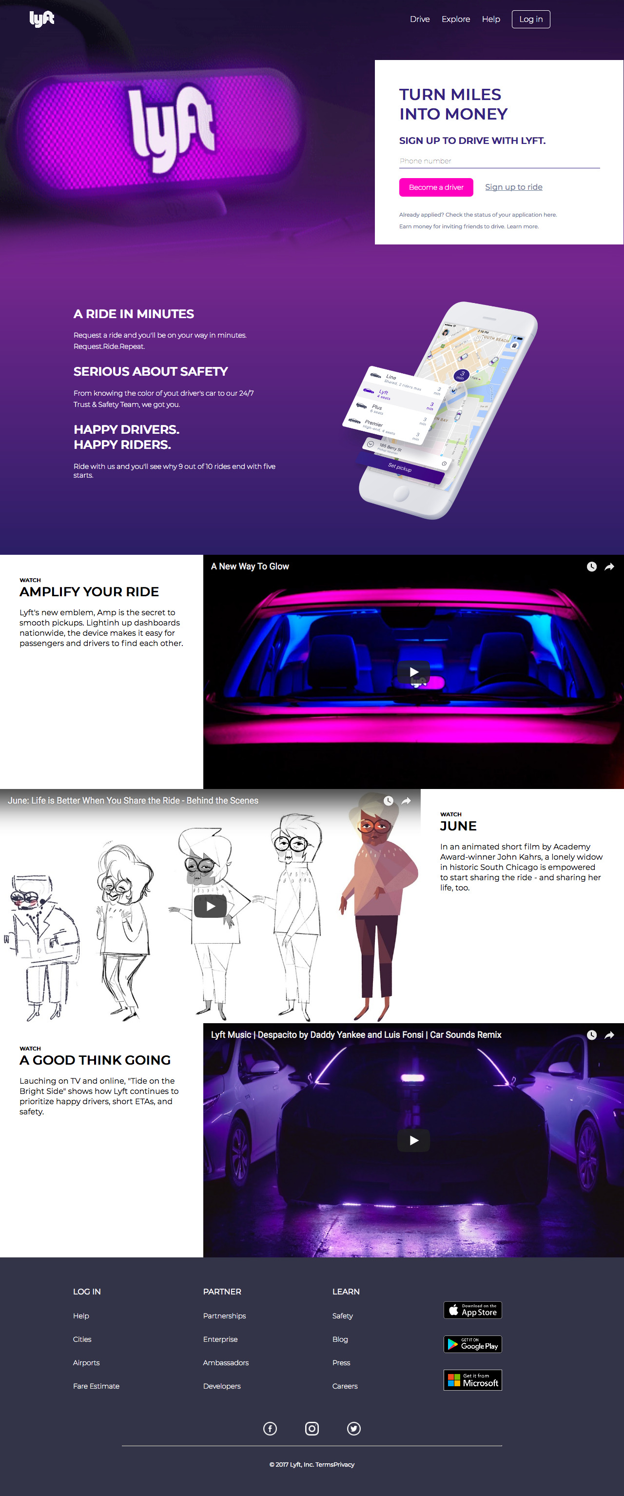 Lyft Website