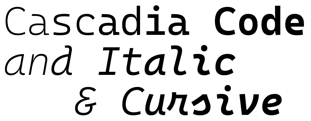 Cascadia Code