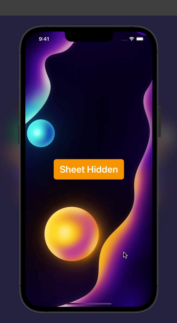 Swipe between sheet detents