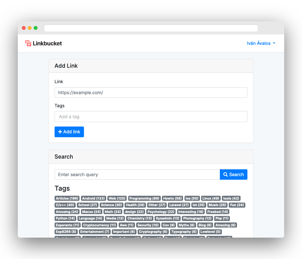 Linkbucket Screenshot 1