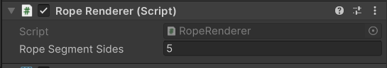 Rope Renderer Component