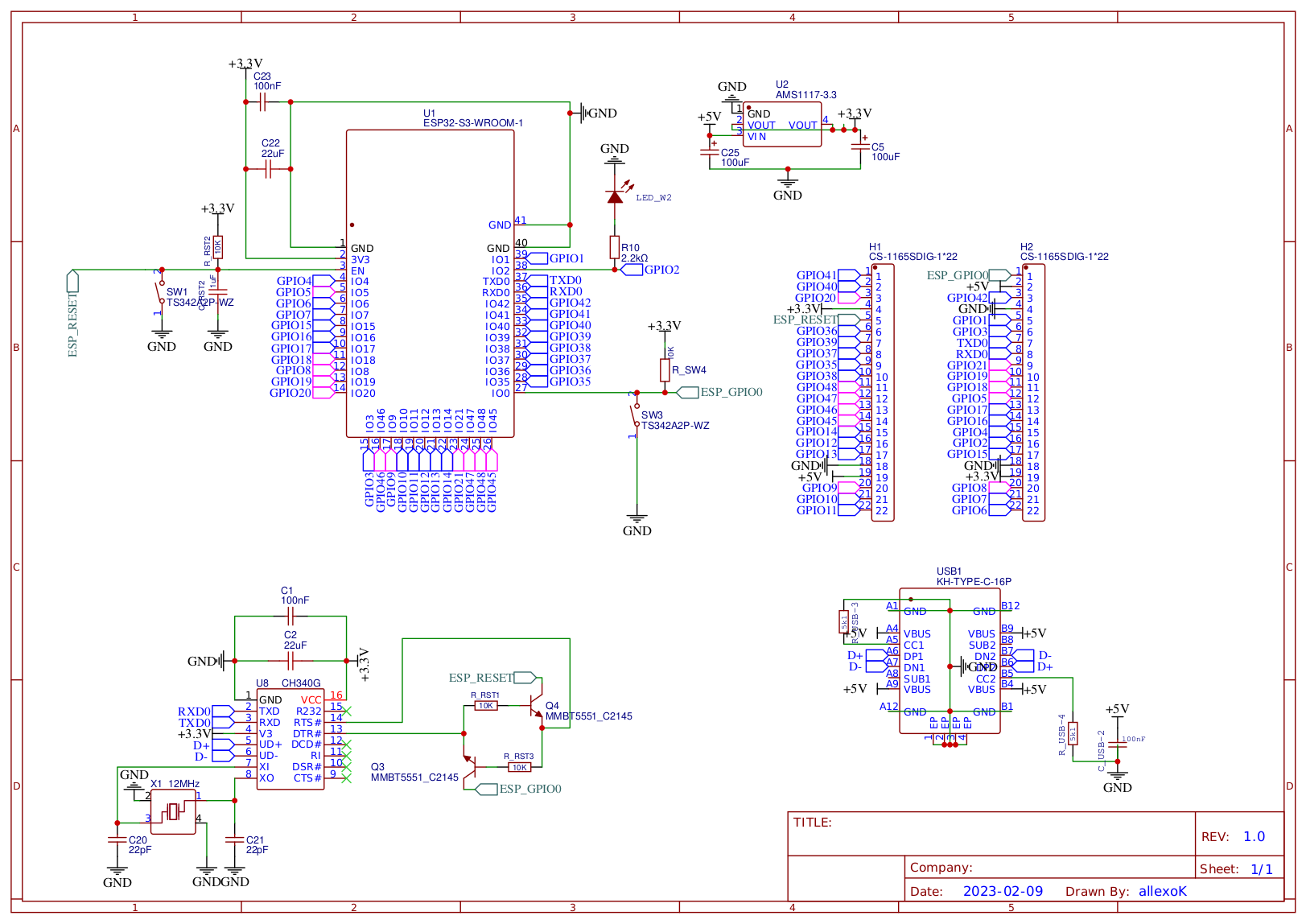 ESP32-S3-Pill schematics