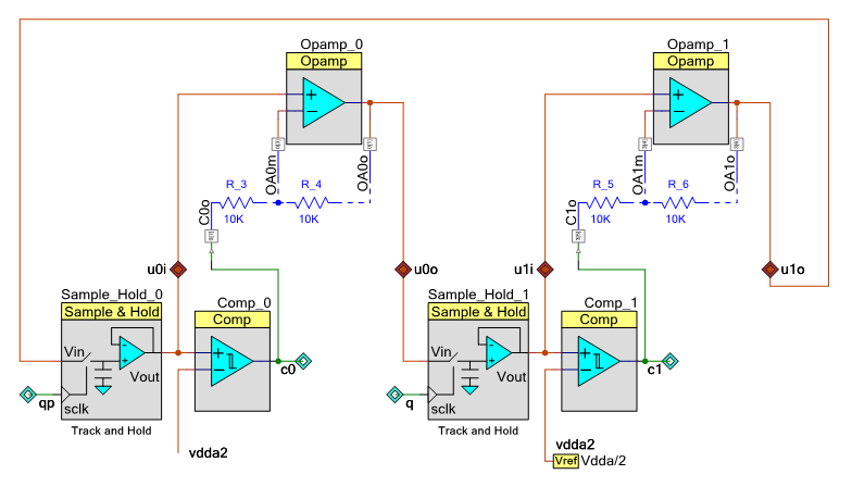 Analog part of MEM Circuit