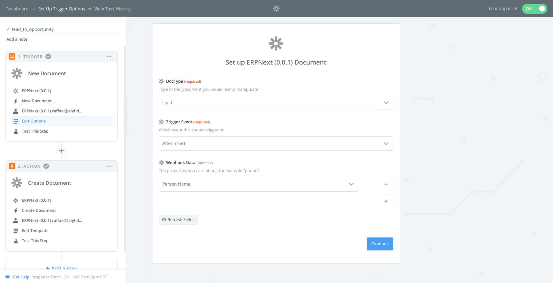 Zapier Screenshot