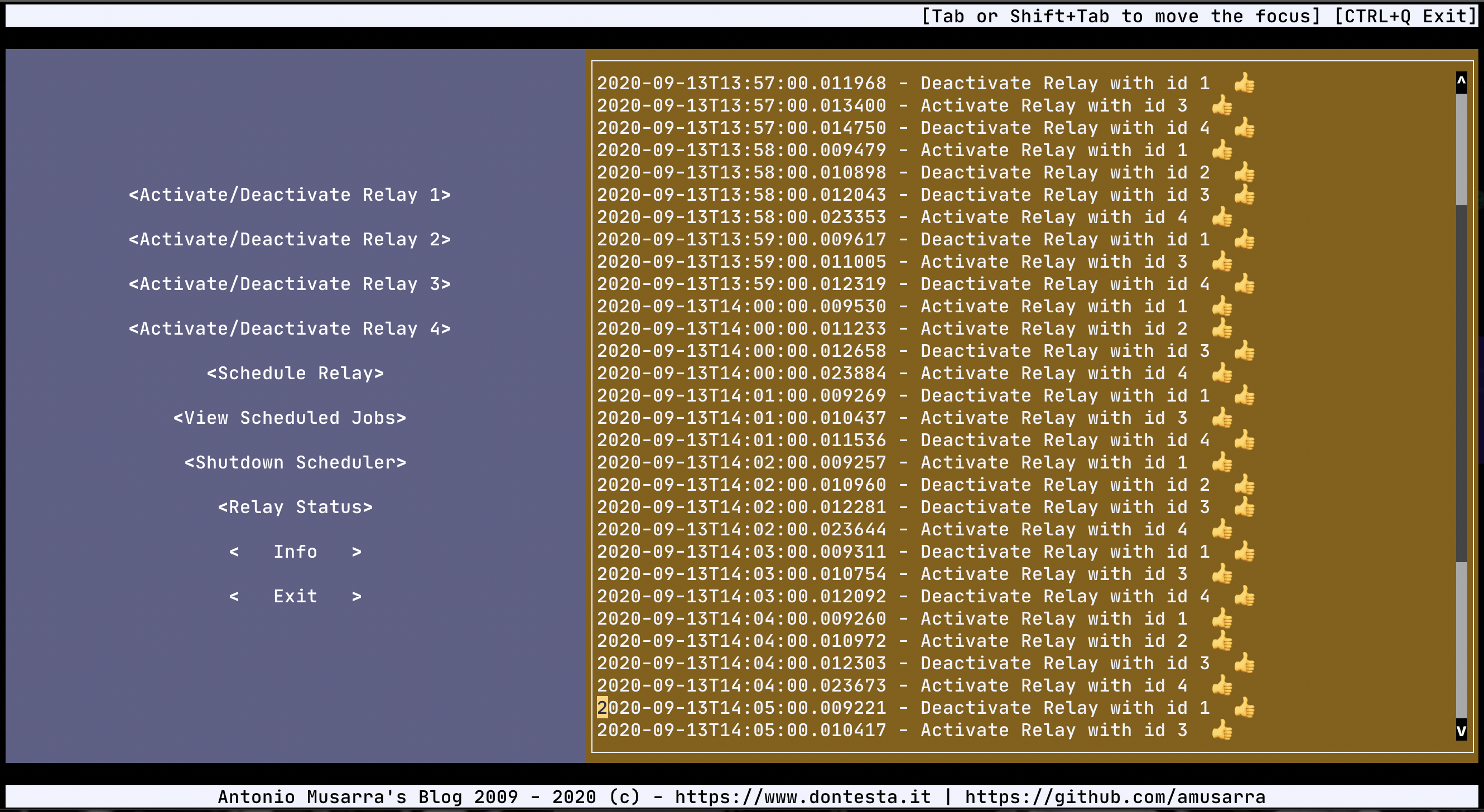 Manage Relay View Log Jobs