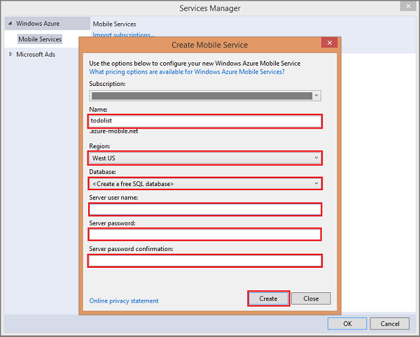 create service from VS 2013 part 2