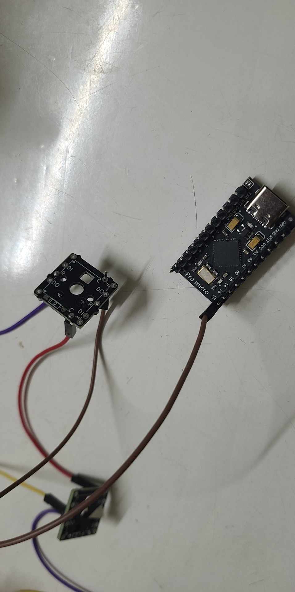 Testing Single Switch PCB with ProMicro Controller