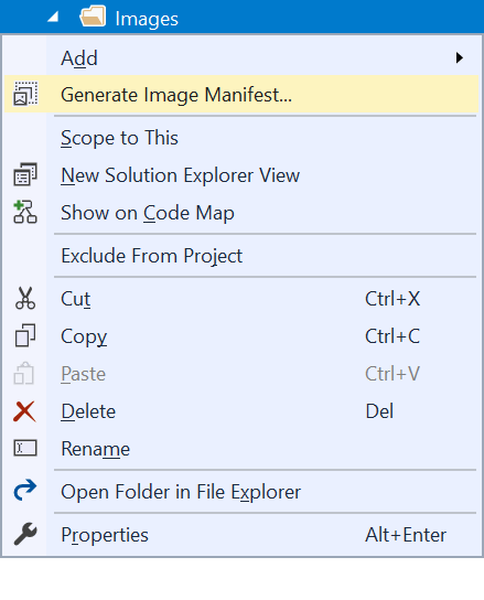 Context menu