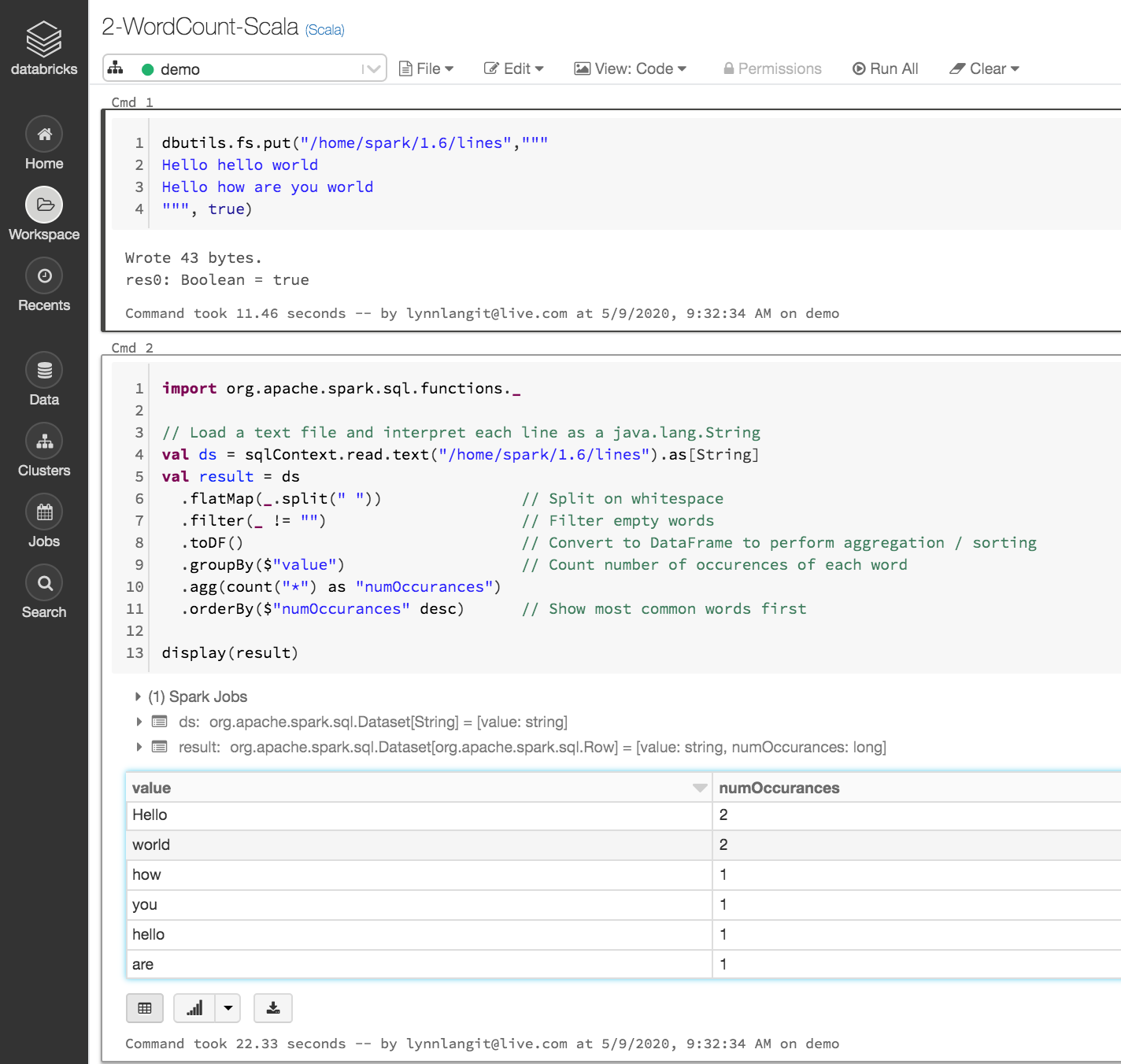 Databricks Notebook