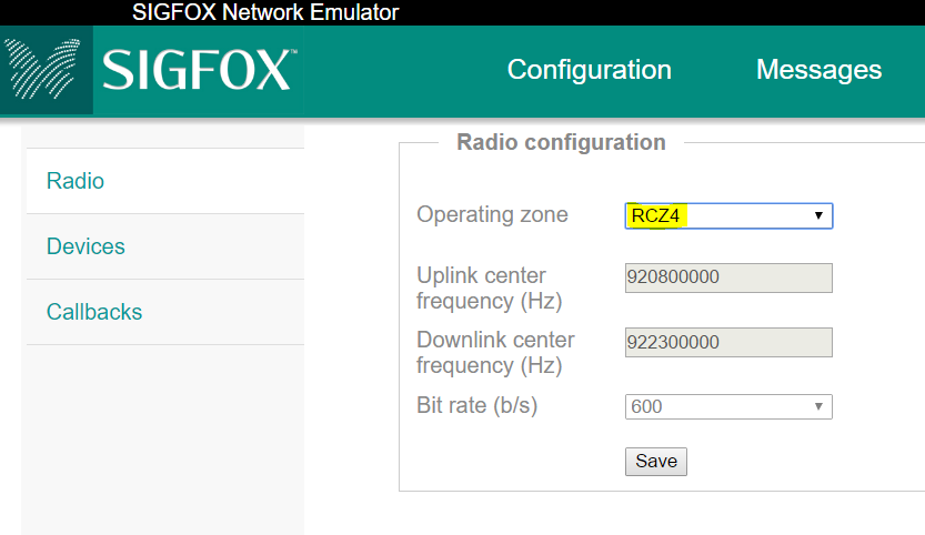 Radio Config