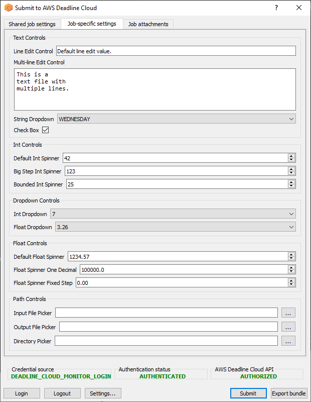 deadline bundle gui-submit showcase