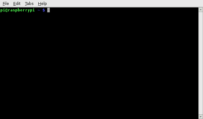 LXTerminal screenshot