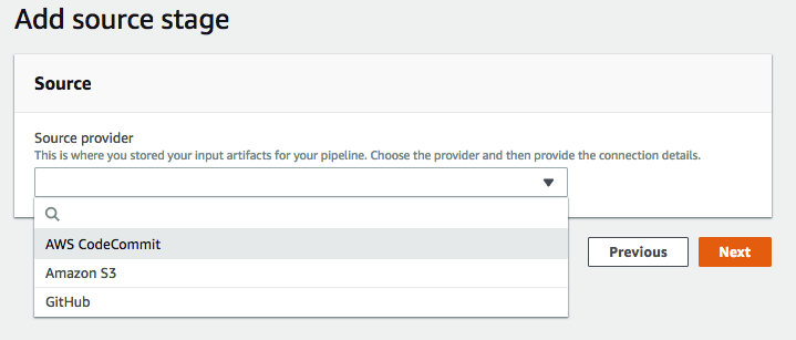 CodePipeline Source Stage