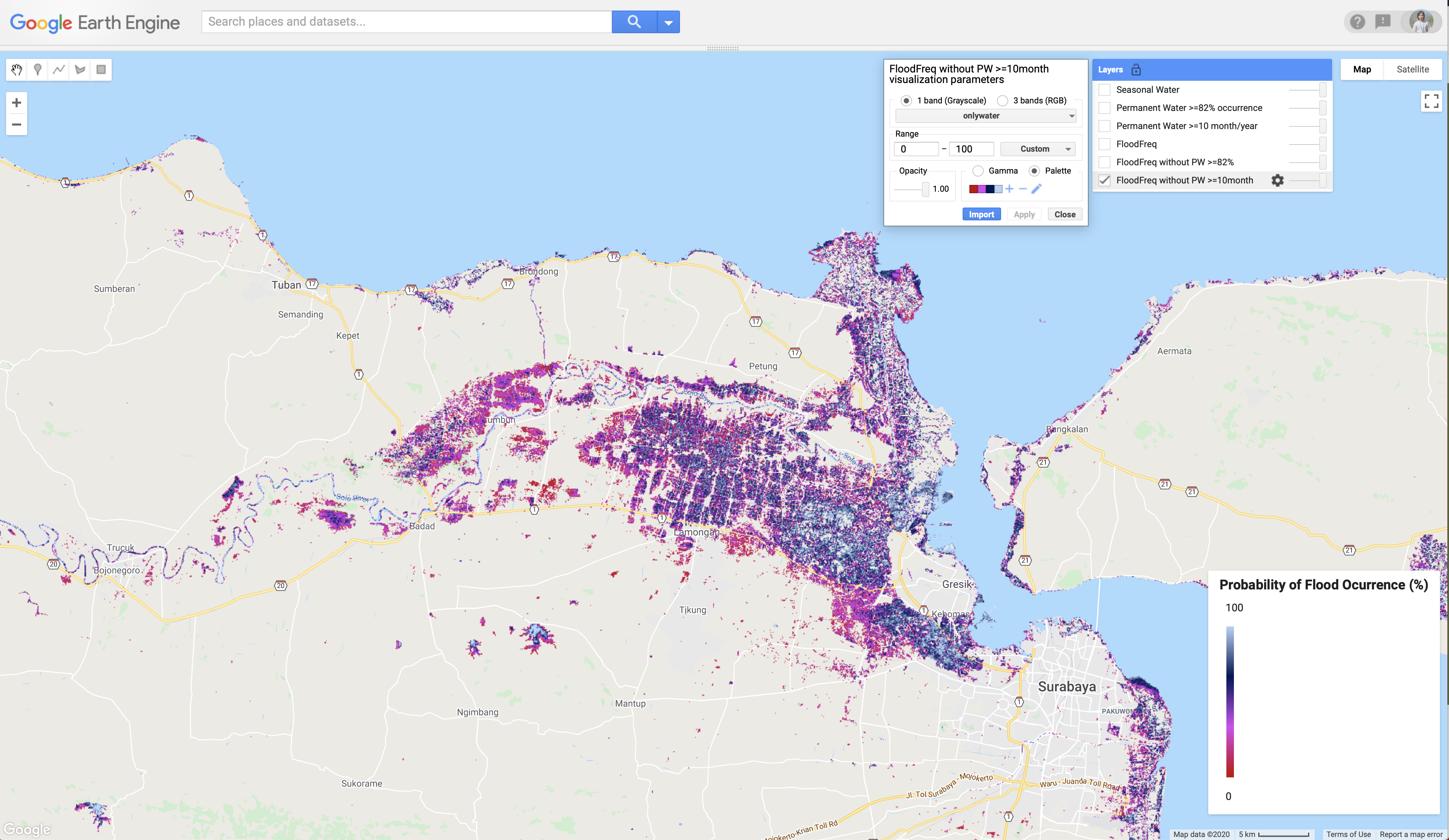 Flood frequency