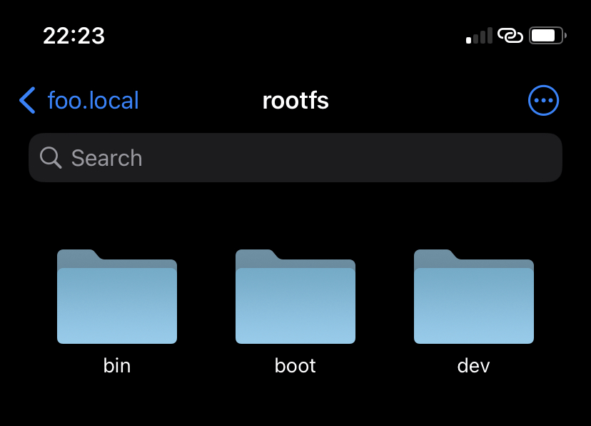 samba share via Bluetooth PAN