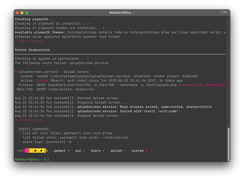 Pi Hero failed diagnostics