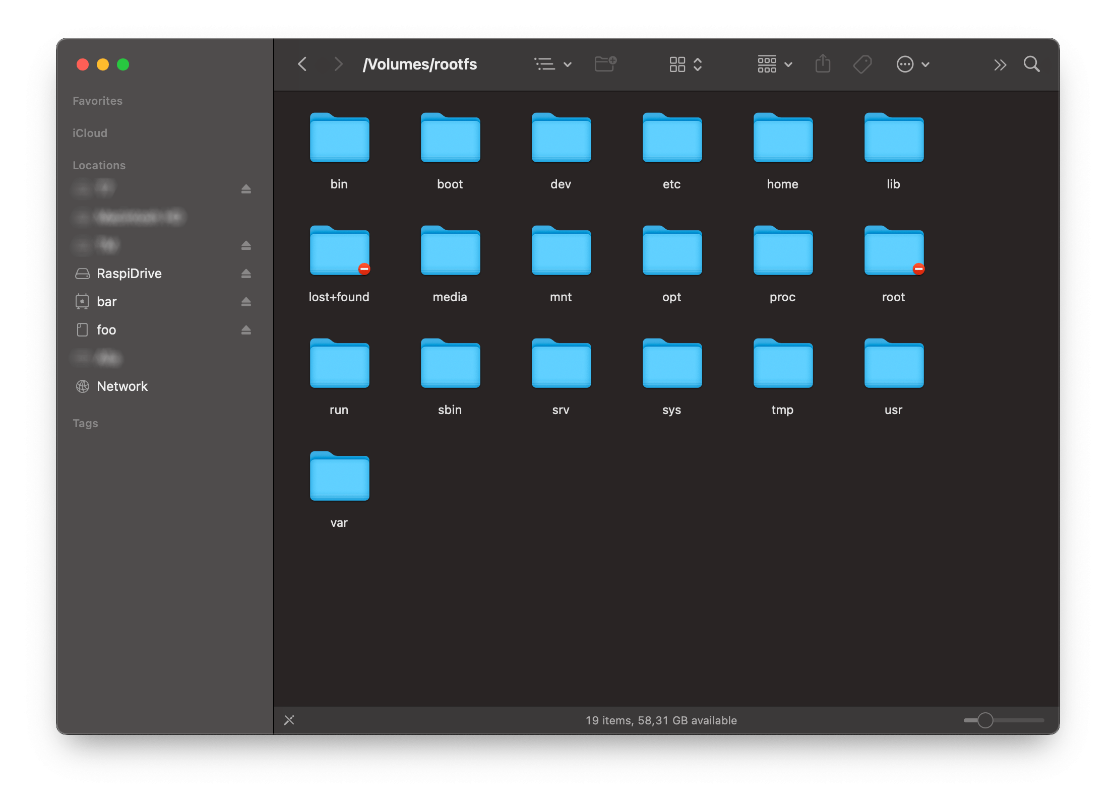 samba rootfs share